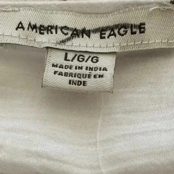 American Eagle Oversized Square Neck Long Sleeve Peasant Blouse - NWOT - Picture 6 of 6